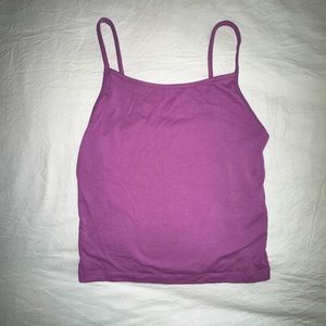 Wild Fable Purple Crop Tank Size Small